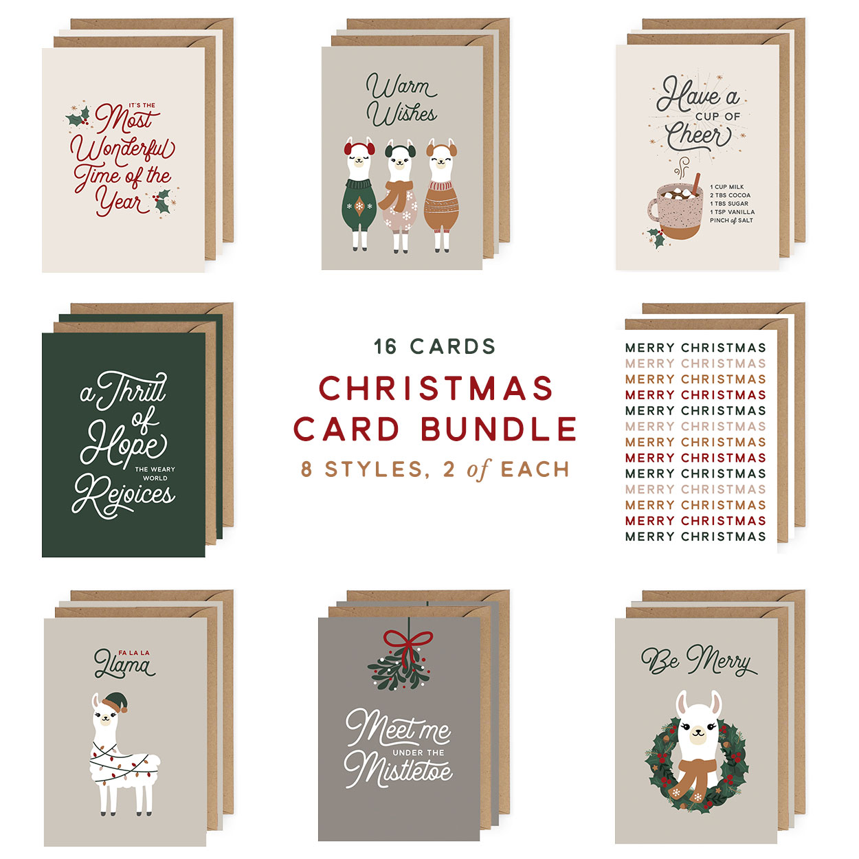 Christmas Card Bundle | The Anastasia Co
