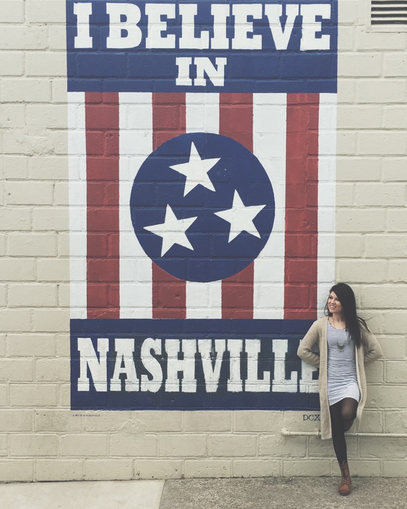 I Believe in Nashville Mural | 12 South Dentail | @theanastasiaco