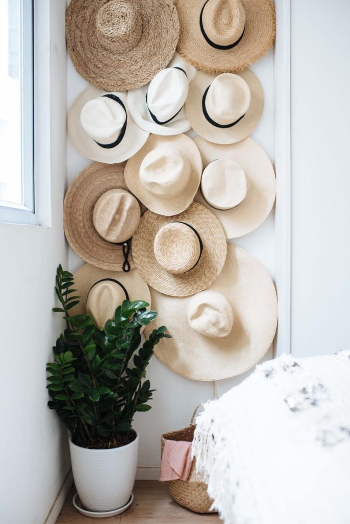 Straw Hat Gallery Wall The Anastasia Co straw-hat-gallery-wall-the-anastasia-co
