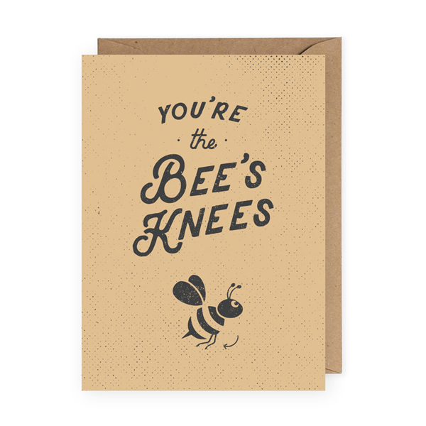 Funny Greeting Card / You're the Bee's Knees / theanastasiaco.com