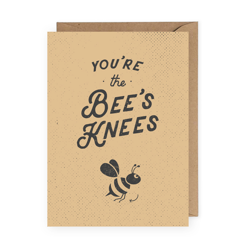 Taking a few moments to write a card is one of the easiest, most thoughtful ways to show someone you care. These funny Valentine's Day cards are sure to bring some genuine smiles! / You're the Bee's Knees / shop.theanastasiaco.com
