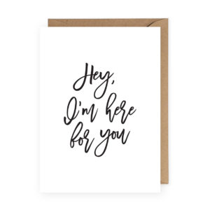 Sympathy Card / Things to Do For Someone Going Through a Hard Time, How to Help a Friend, How to Support Through a Tough Time, Be there for Someone, Sympathy Card, Hey I’m Here for You 10 Things to Do For Someone Going Through a Hard Time / When a loved one is facing tough stuff, it’s hard to know what to say and do. Should you say anything? Here are some actionable ideas to show you care. There's no quick fix or timeline for grieving or coping. It's one phone call or 'I'm coming over' at a time. It's being gently persistent to they can breathe while letting them know they're not forgotten. / theanastasiaco.com