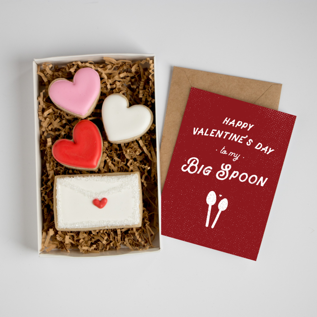 Card and Cookie Box, Valentine's Day Gift Idea for Boyfriend or Friend | The Anastasia Co