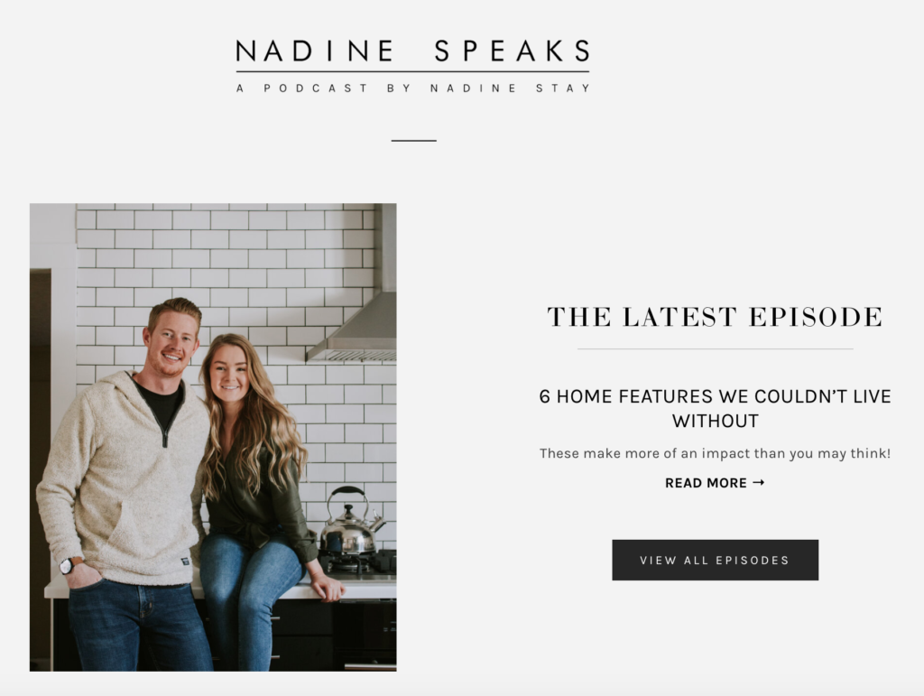 Nadine Speaks Podcast