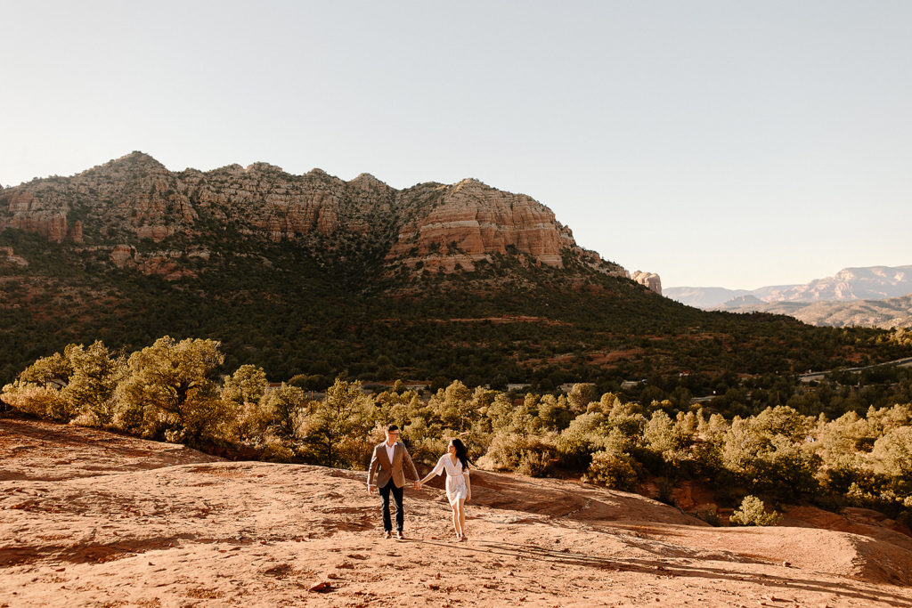 Sedona Arizona Engagement Photos at Bell Rock_Deana Coufal Photography_Desert Engagement