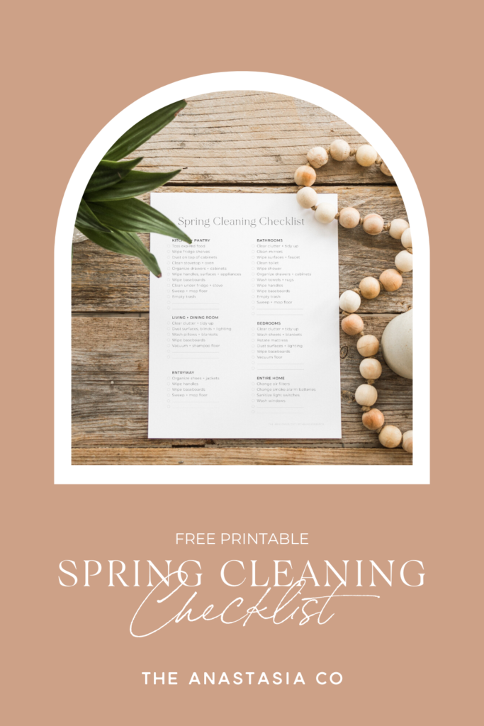 If cleaning your home feels a little overwhelming, download + print this free checklist for a step-by-step guide. ﻿﻿﻿﻿﻿﻿ Clear the clutter and reduce some stress, all in one sweep.